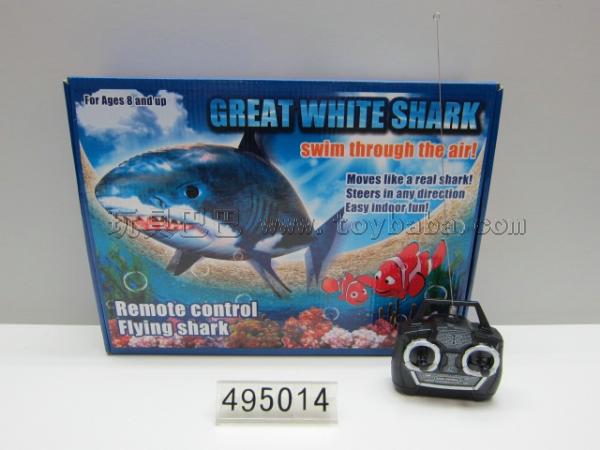 Remote control flying fish (shark)