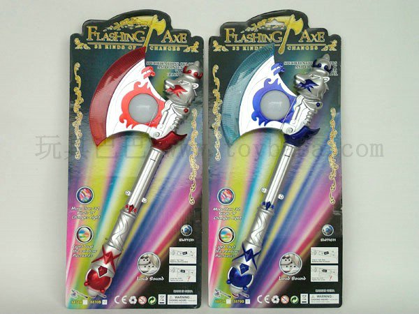 Colorful flash axe