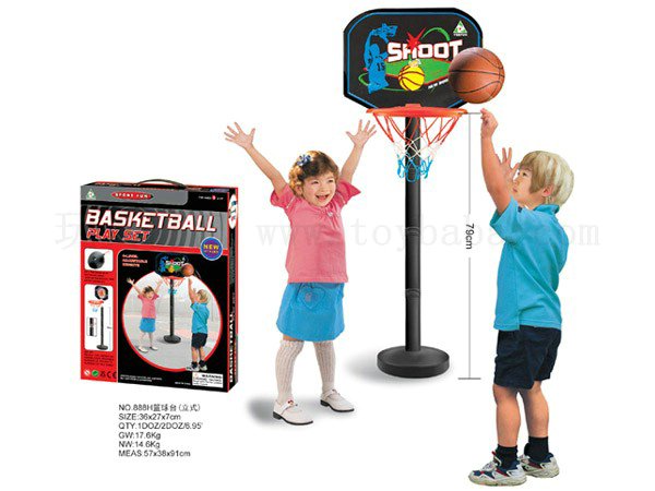 Plastic plate basketball