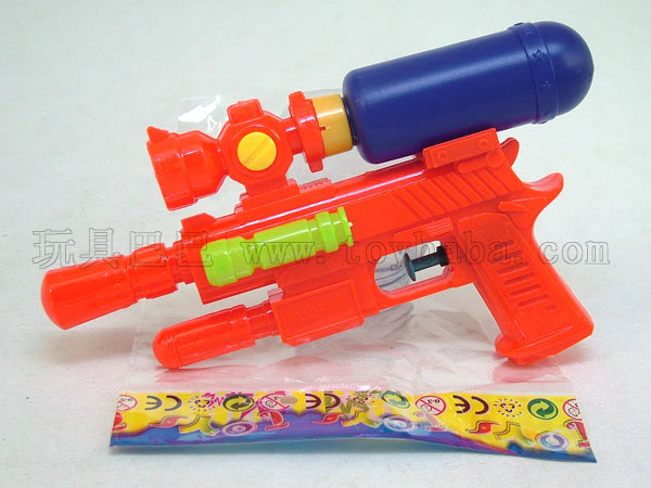 Solid color single bottle water gun