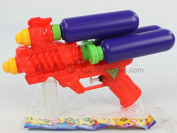 Solid color three bottles of water gun