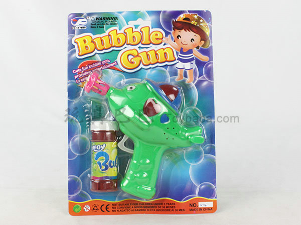 Solid color inertia plane bubble gun