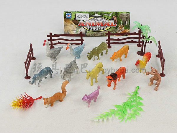 Soft rubber solid animals