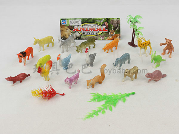 Soft rubber solid animals