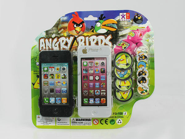 Apple 4 single launch mobile phones with apple five pairs of emission (design) bird
