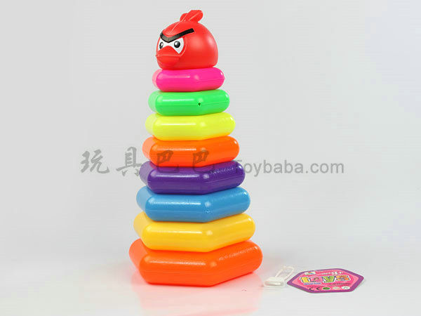 Tower of ring angry birds