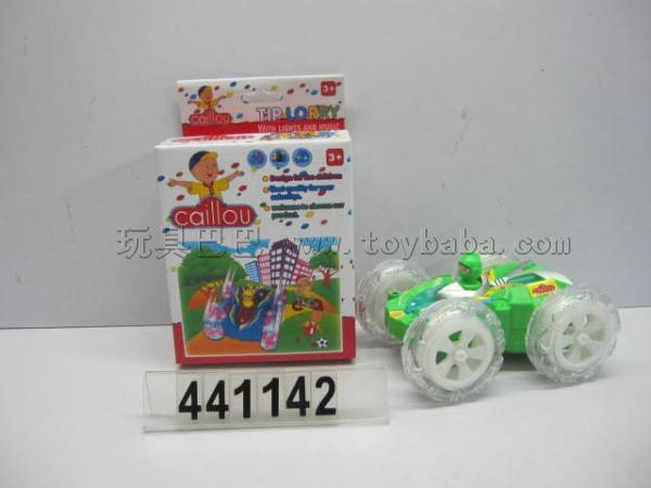 Caillou electric flash music sided vehicles