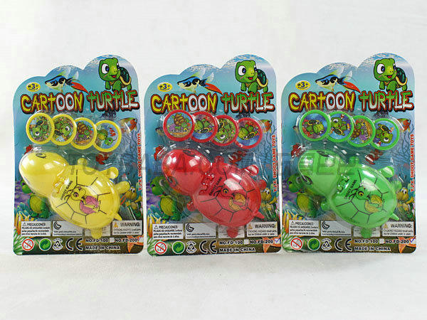 Launched cartoon turtle