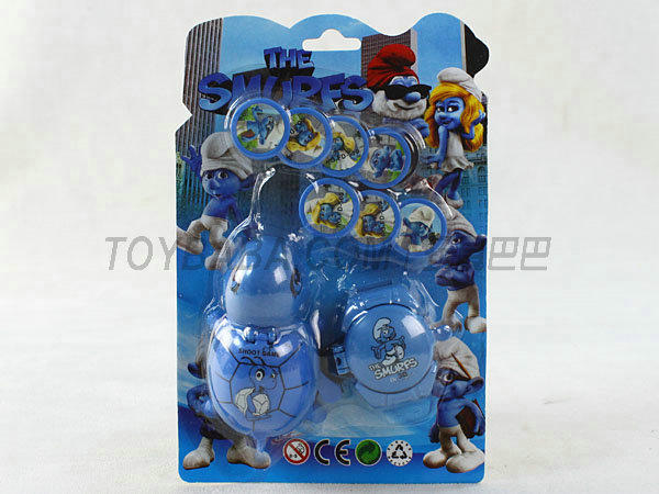 Launched cartoon turtle with emitter watches