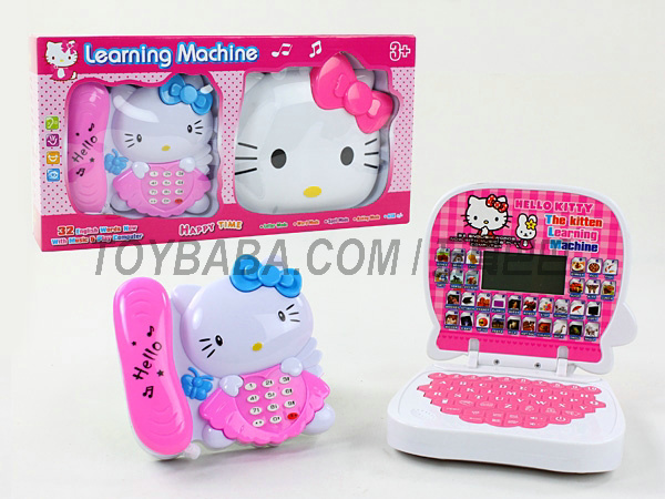 KT cat + telephone English learning machine (with LCD)
