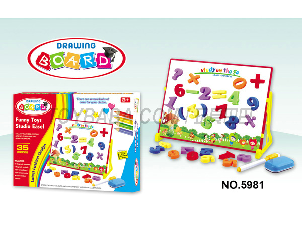 Learning tablet Learning / slate / study tables intelligence toys with magnet letters and numbers toys wholesale