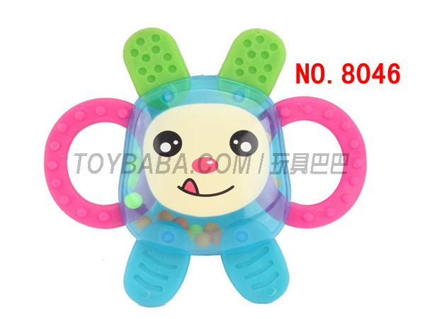 8046 jie high fitness toys toy baby toys bell toy bell bell bell toy FeiBao toys toys teeth plastic toy rattles baby toy