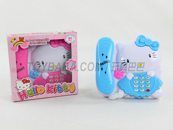 hello kitty light music phone ( color mix )