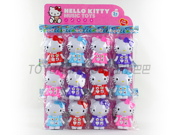 hello kitty light music phone ( with rope 4 colors )