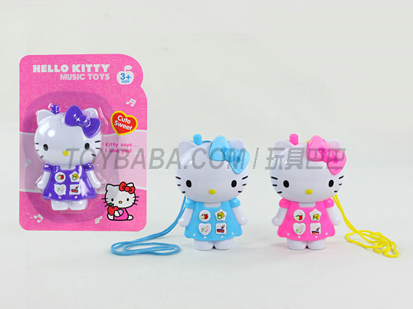 hello kitty light music phone ( with rope 4 colors )