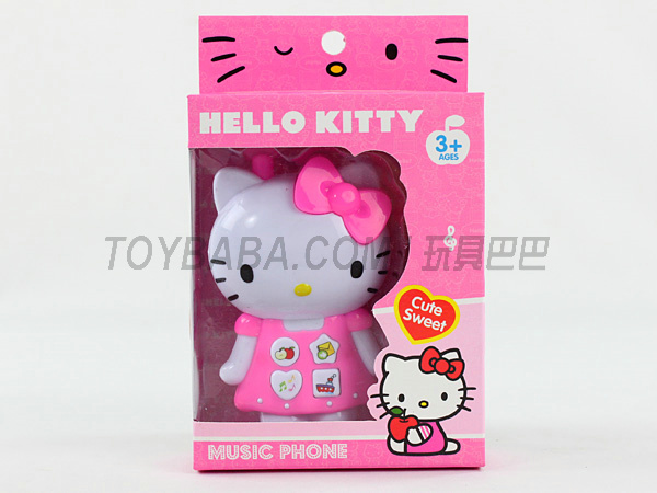 hello kitty light music phone ( 4 colors )