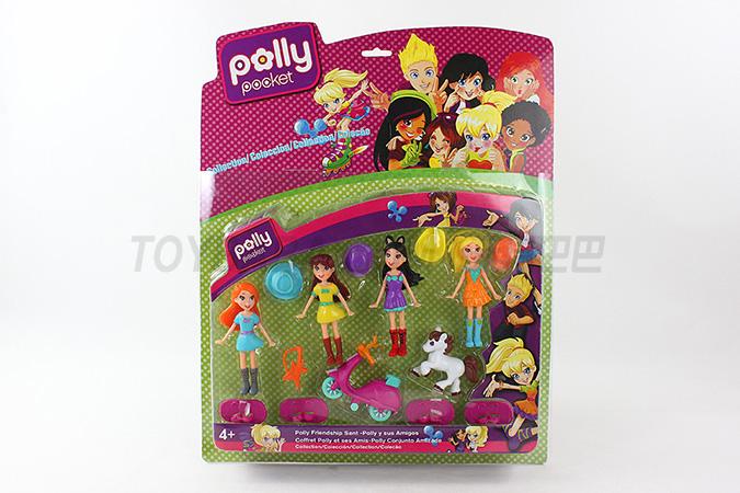 Polly girls 4 Pack + accessories