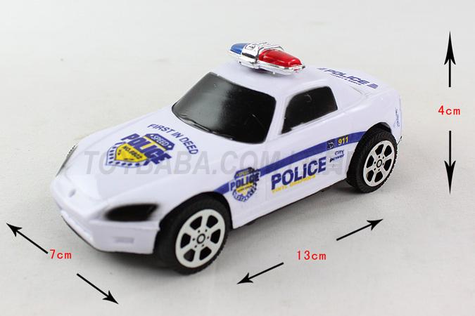 Inertial police vehicle