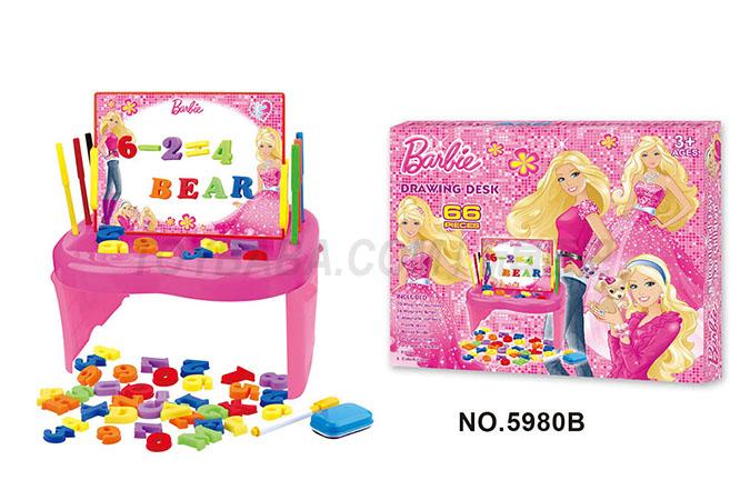 5980 b barbie intelligence learning table magnetic tablet