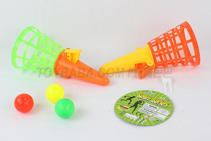 2 medium Pinball cup pointed handlebars (3 color balls)