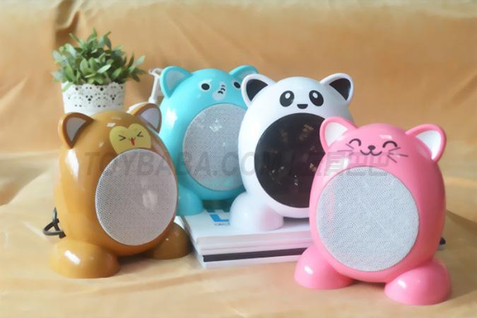 Pink cat; White panda; Blue elephant; Brown monkey warm air heater
