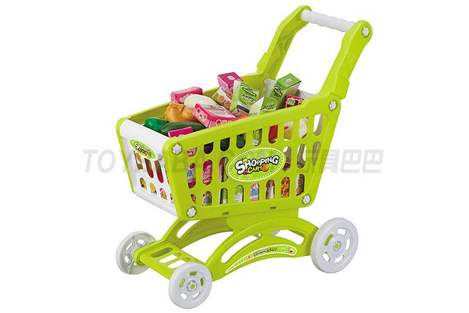 Shopping cart (green)