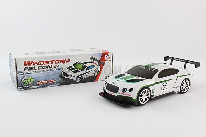 Children's toys electric universal bentley English song 3 d lighting
