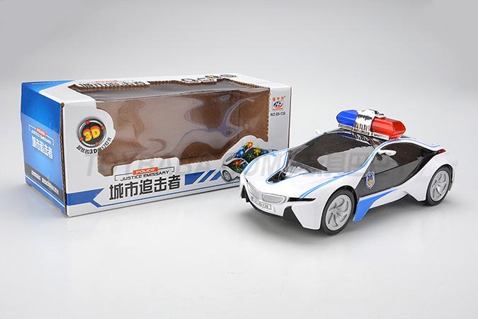Electric universal BMW Concept Car police car Chinese song 3D light Chinese packaging
