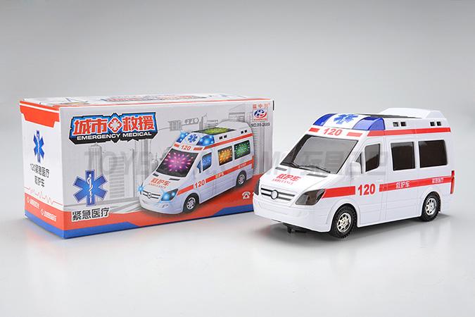 Electric universal ambulance English song 3D light Chinese packaging