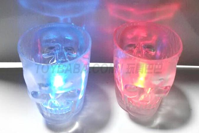 Glowing skull cup