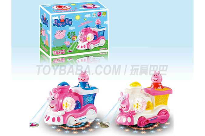 999-3 pepe pig small electric train