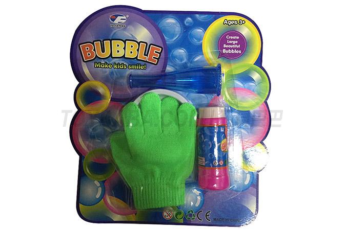 The gloves bounce bubbles (a)