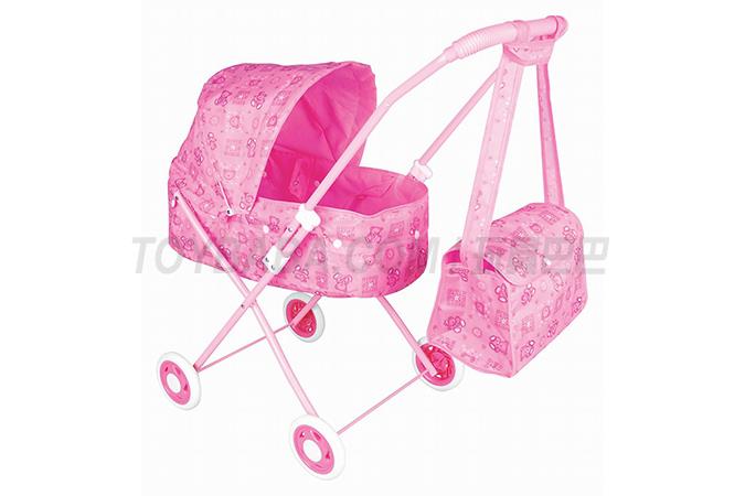 Baby sun shading trolley + handbag (iron) EVA wheel
