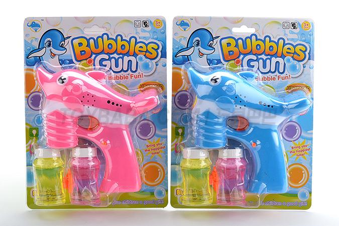 Electric dolphin solid color bubble gun