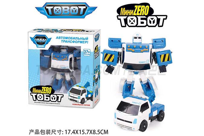 Tobo brothers transformer tobot deformation robot car model (Russian)