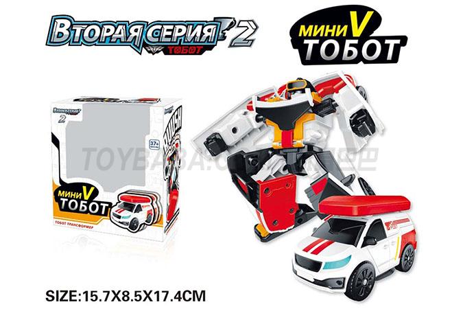 Tobo brothers tobot second generation tour vehicle to robot (Russian)