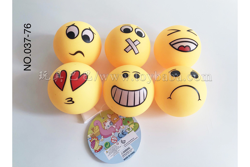 6 enamel expression balls