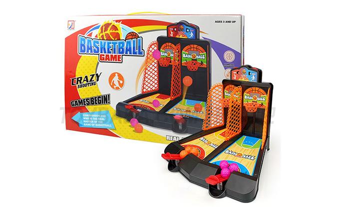Double ejection basketball toy