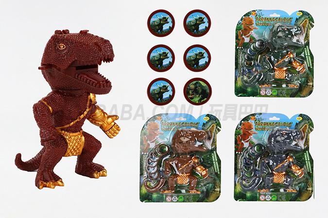 Children’s ejection series toy dinosaur warrior launcher
