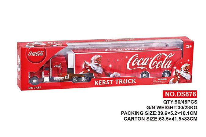 American sliding coke container truck children’s sliding toy car series