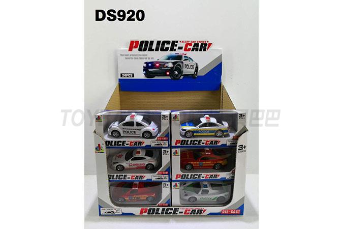 1: 43 alloy Huili police car and children’s alloy toy car series