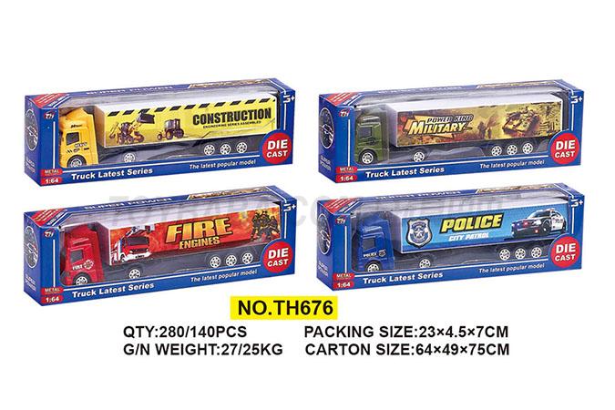 1: 64 alloy tractor car and children’s alloy toy car series