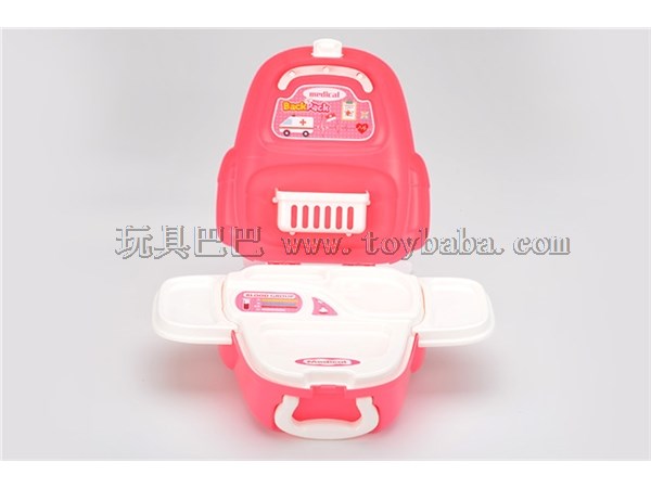 Backpack dentist toy