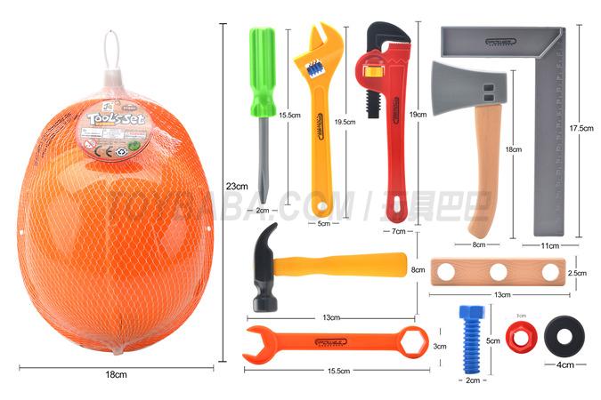 Net bag (tool) building block toy