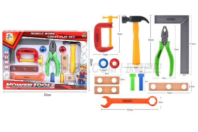 Color box (tool) building block toy