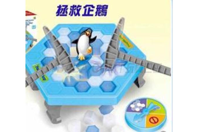 Penguin ice puzzle desktop game toy