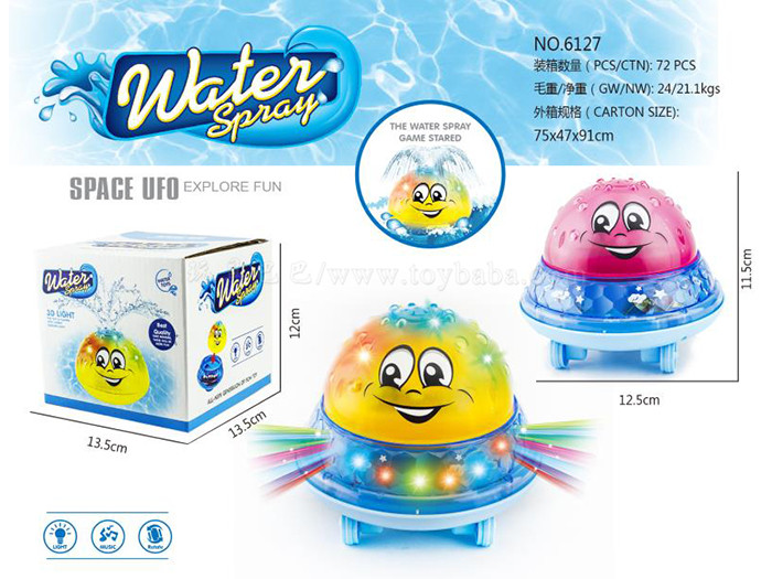 Electric induction water spray ball 2 in 1