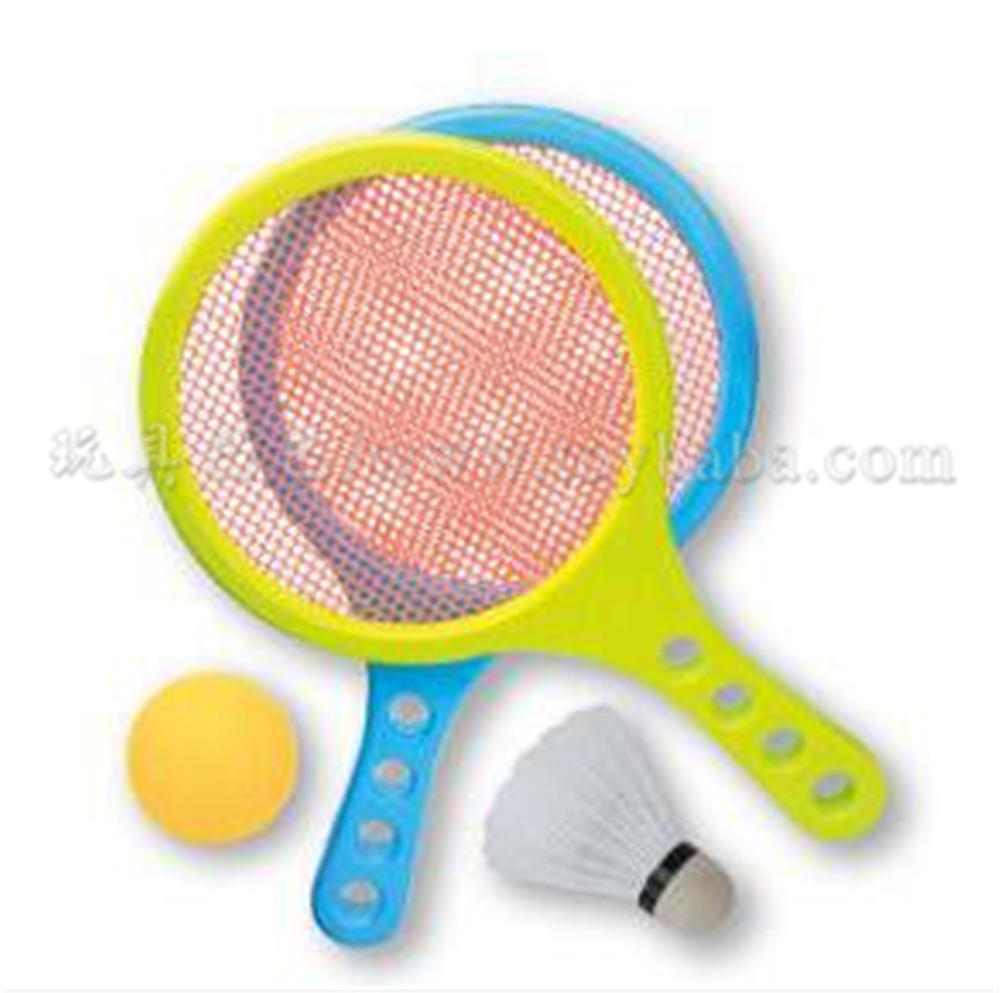 Plastic round tennis racket