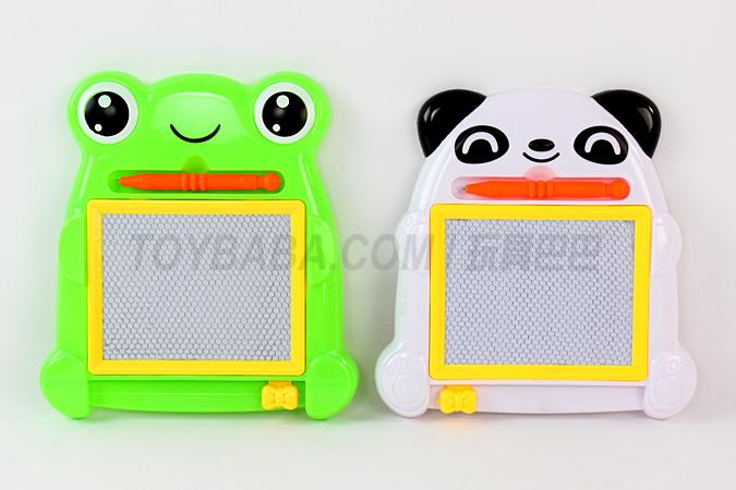 Frog bear writing board floor stand toy