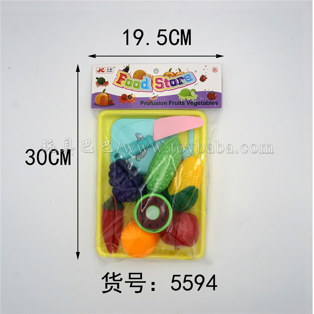 Children’s fruit and vegetable platter cutting fun toys and family toys
